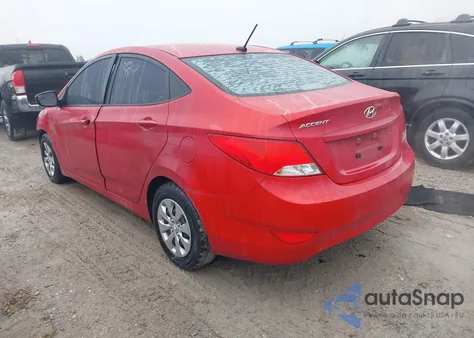 2016 Hyundai Accent Se z USA, uszkodzony, nr VIN KMHCT4AE4GU064272